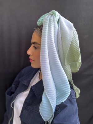 מטפחת פסטל אומברה ירוק