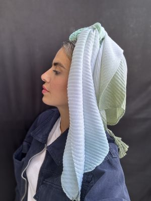 מטפחת פסטל אומברה ירוק