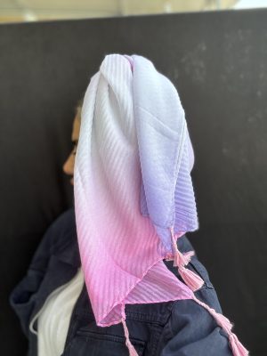 מטפחת פסטל אומברה פוקסיה