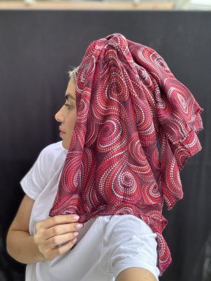 מטפחת סופה אדום