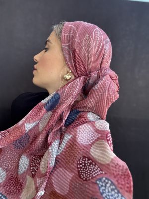 מטפחת ריי פליסה דק קורל