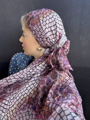 מטפחת עדי פשמינה דקה רוז