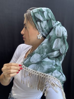 מטפחת אריאל סיומת פרנז ירוק