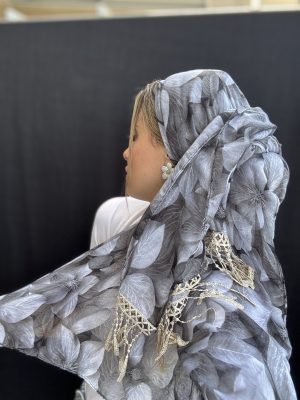 מטפחת אריאל סיומת פרנז שחור