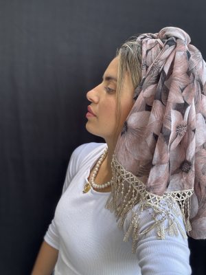 מטפחת אריאל סיומת פרנז ורוד