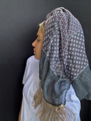 מטפחת איימי אפור