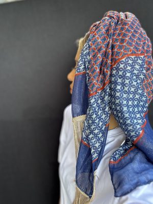 מטפחת איימי כחול