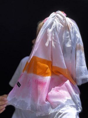 מטפחת אומברה ורוד כתום