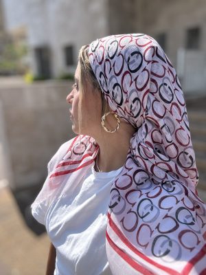 מטפחתG מרובעת ורוד