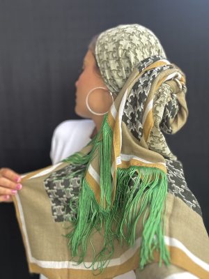 מטפחת סלין פרנזים ירוק