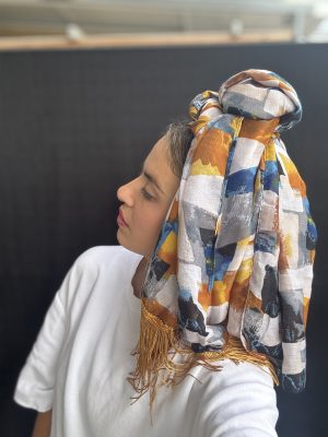 מטפחת שייני כתום