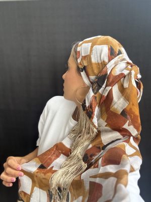 מטפחת שייני שמנת