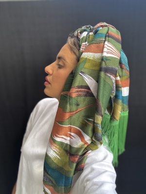 מטפחת אלה פרנזים ירוק