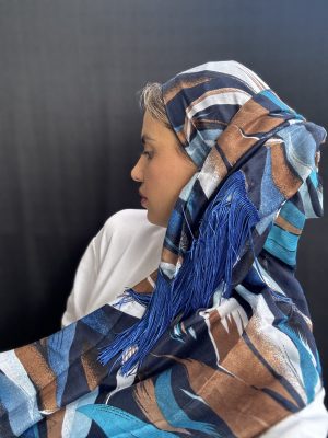 מטפחת אלה פרנזים כחול