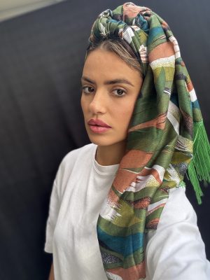 מטפחת אלה פרנזים ירוק