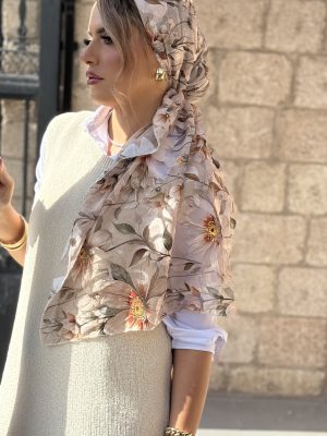 מטפחת יוקרה עם אבנים