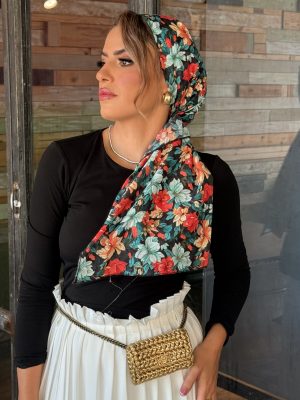 מטפחת ״אביב״ שחור