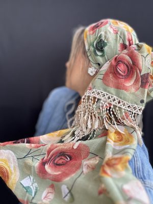 מטפחת טלאור פרנזים מנטה