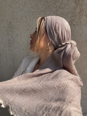 מטפחת פליסה יהלי קפה