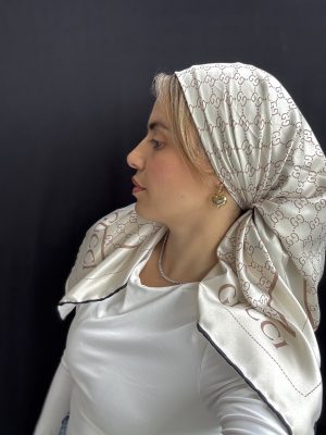 מטפחת G שמנת משי