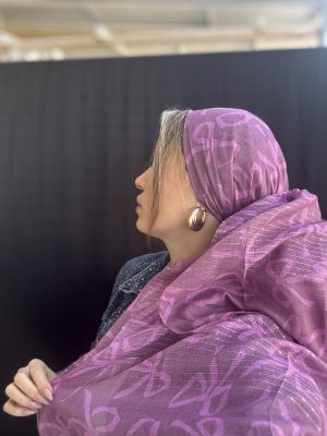 מטפחת פפיון ורוד