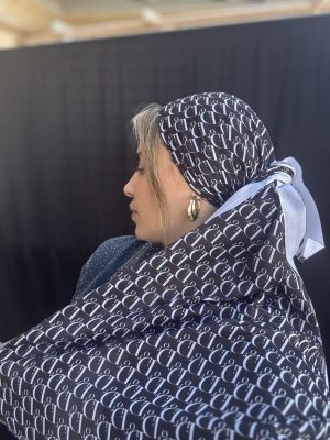 מטפחת D לונג שחור