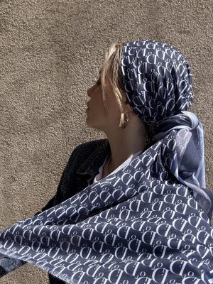 מטפחת D לונג כחול