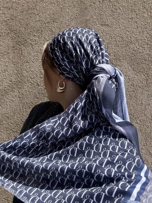 מטפחת D לונג כחול