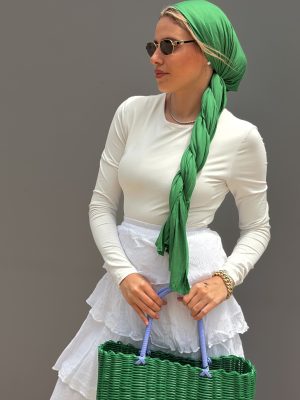 מטפחת לייקרה ירוק