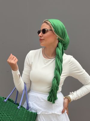 מטפחת לייקרה ירוק