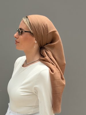 מטפחת מרובעת כותנה כאמל