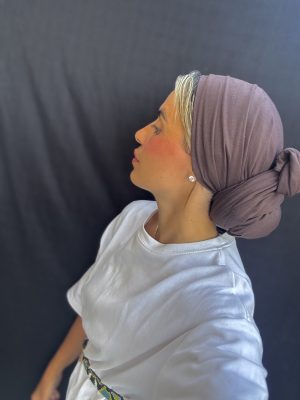 מטפחת לייקרה חום