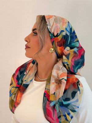 מטפחת תגל צבעונית מרובעת