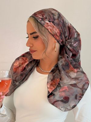 מטפחת חג מרובעת חום